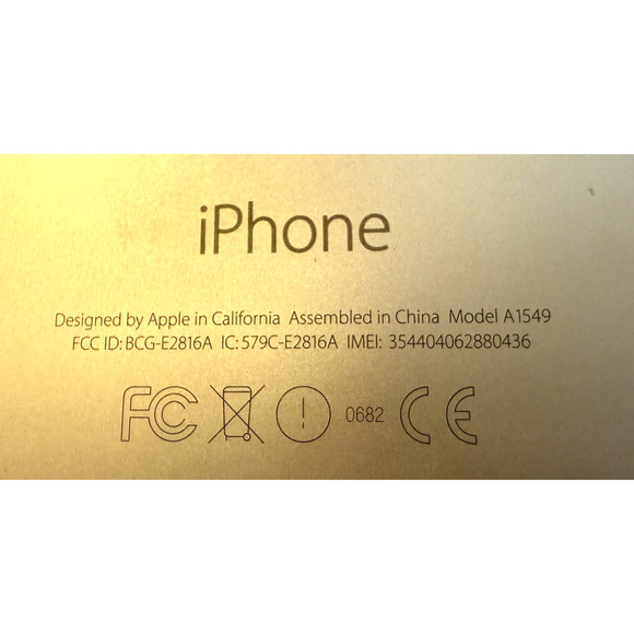 Apple iPhone 6 A1549 Gray 16GB For Parts/Repair Does Not Turn On - Picture 4 of 5